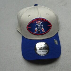New Era Buffalo Bills NFL Hat Cap Mens Small / Medium Blue Cream 39THIRTY Fitted
